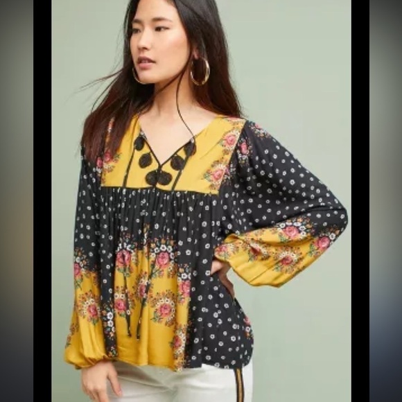 Farm Rio Instaria Top Yellow Motif - Picture 1 of 8